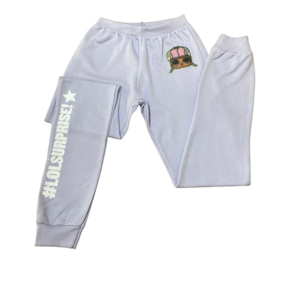 CalÃ§a moletom fem lilÃ¡s lol. Brandili