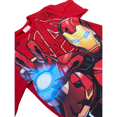 Camiseta masc vermelha avengers